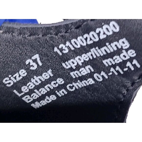 DANSKO Rowena Black Leather Cut-out Heeled Sandal Womens 6.5-7 (37) Open Toe - Picture 11 of 13